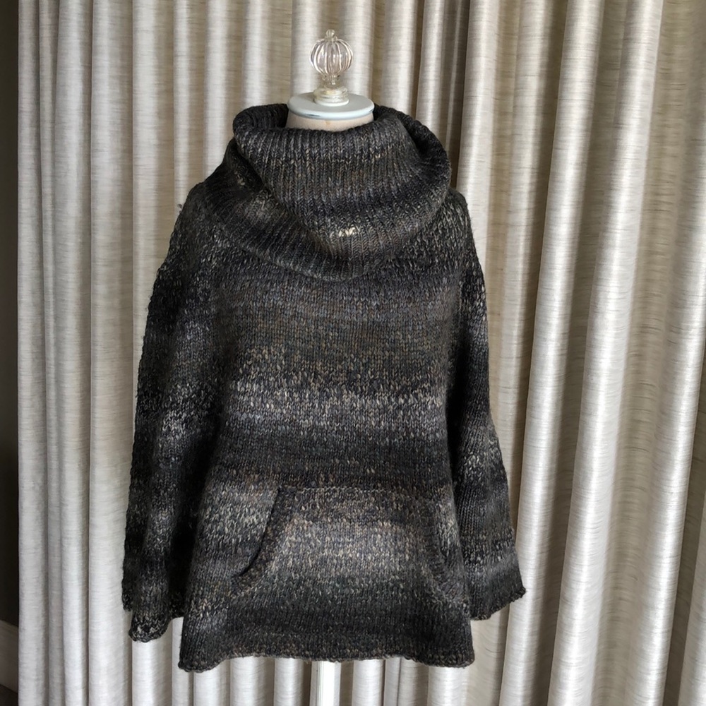 Splendid Turtle Neck Poncho.